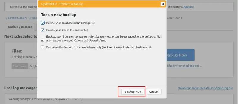 How to Fix? Background Updates Are Not Working as Expected 4 updraft plugin backup wizard
