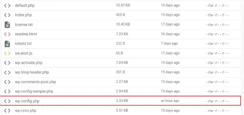 How to Fix? Background Updates Are Not Working as Expected 6 wp config file in file manager