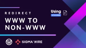 Redirect www to non-www