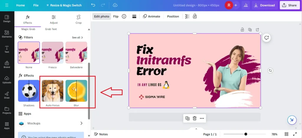 What is Canva? 5 Latest Creative Tips and Trick in 2024 5 Canva Blur Brush
