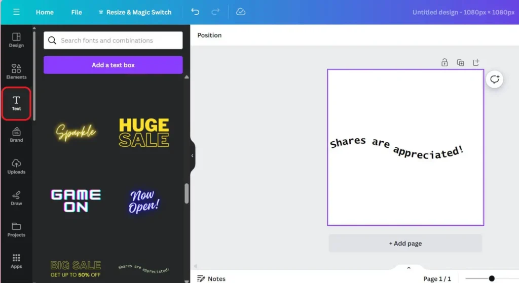 What is Canva? 5 Latest Creative Tips and Trick in 2024 9 Curved text generator