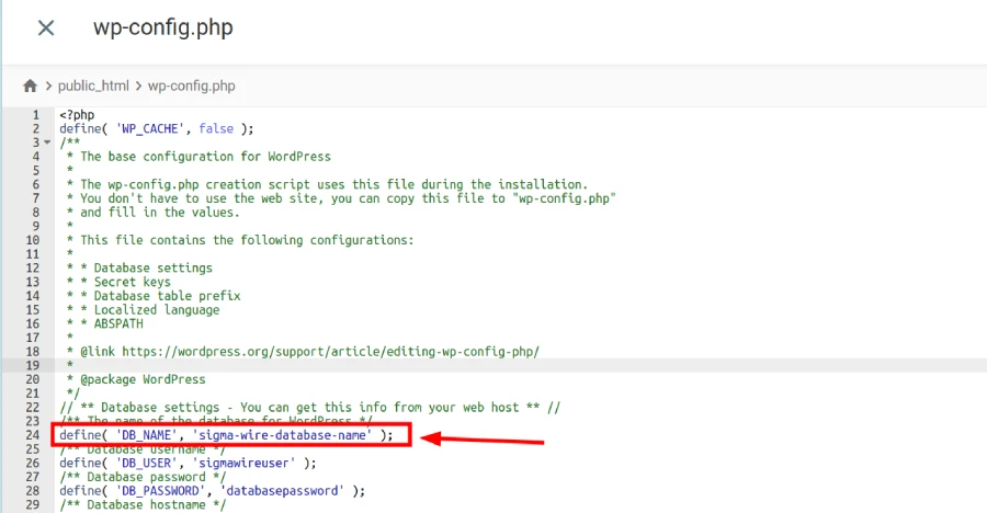 5 Best Ways to Backup WordPress Site Easily 10 wp-config file editing