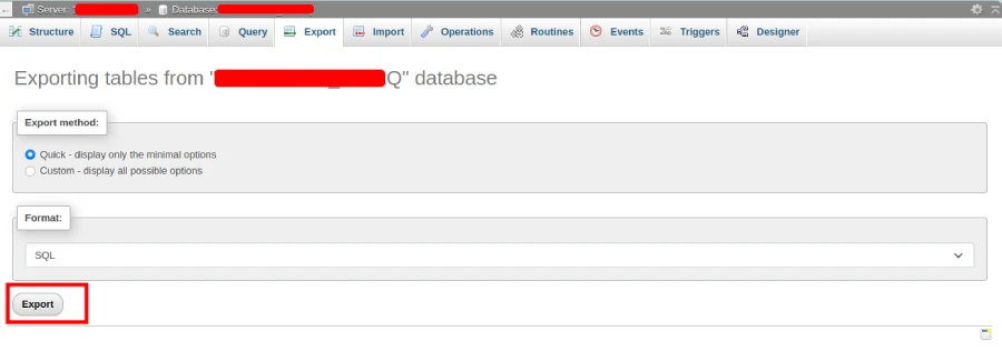 5 Best Ways to Backup WordPress Site Easily 12 export button on final stage