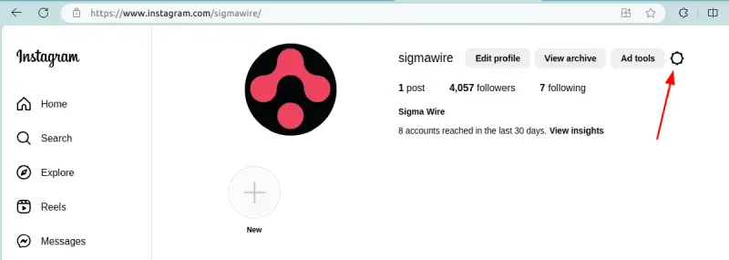 How to Turn Off Active Status on Instagram 6 setting button on instagram