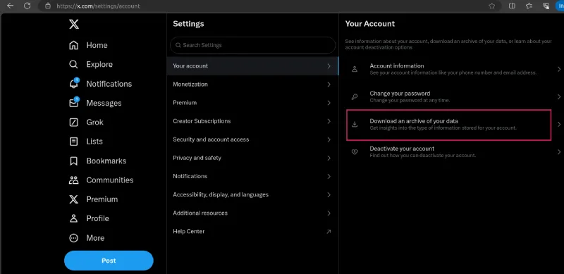 How to Permanently Delete Your Twitter Account? 4 archive your data