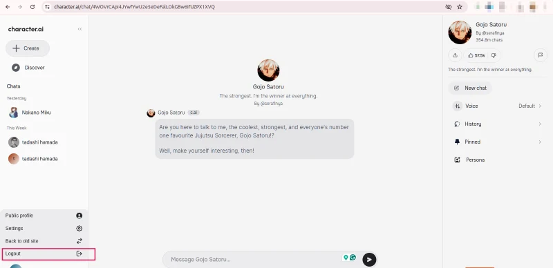 Character AI: Safely Create and Chat with Virtual Personalities 7 character ai log out