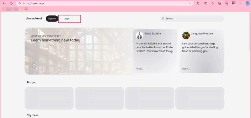 Character AI: Safely Create and Chat with Virtual Personalities 3 character ai login