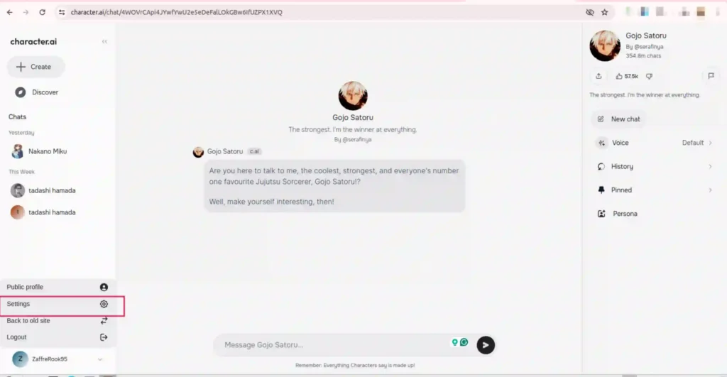 Character AI: Safely Create and Chat with Virtual Personalities 6 customize setting character ai