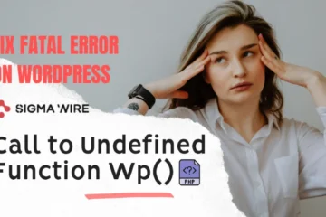 Fatal Error on WordPress