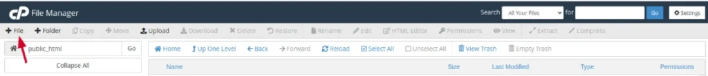 How to Fix? Wordpress Redirected You Too Many Times 3 creation a new file in control panel
