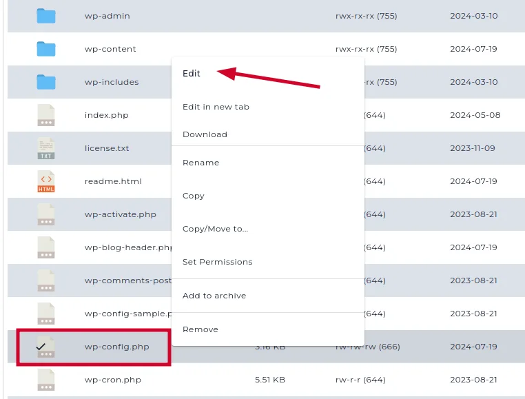 Fix Fatal Error on WordPress: Call to Undefined Function Wp 3 editing wp-config file by right clicking mouse