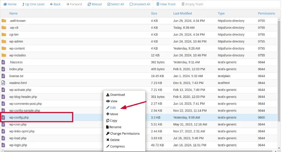 How to Fix? Wordpress Redirected You Too Many Times 5 edit option wp-config.php file in wordpress root directory