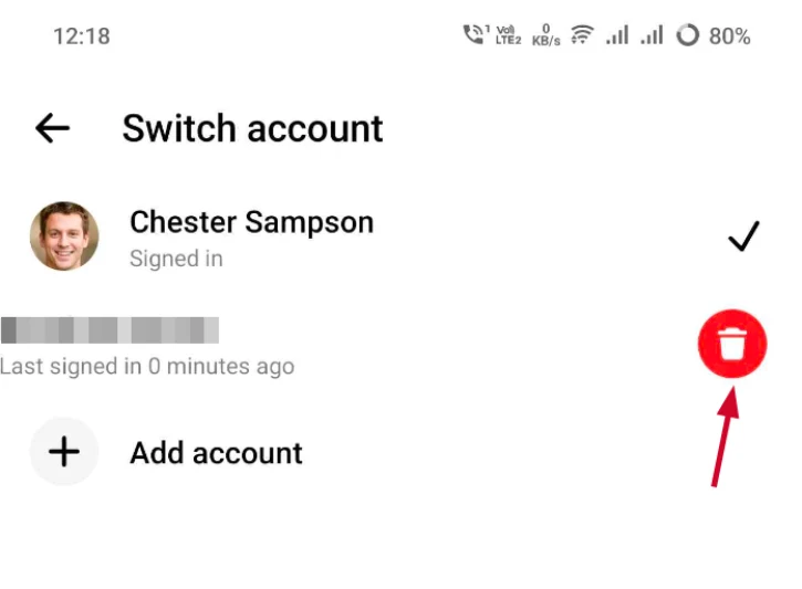 How to Delete an Account on Messenger 2024 Updated 5 delete account in messenger account writch option