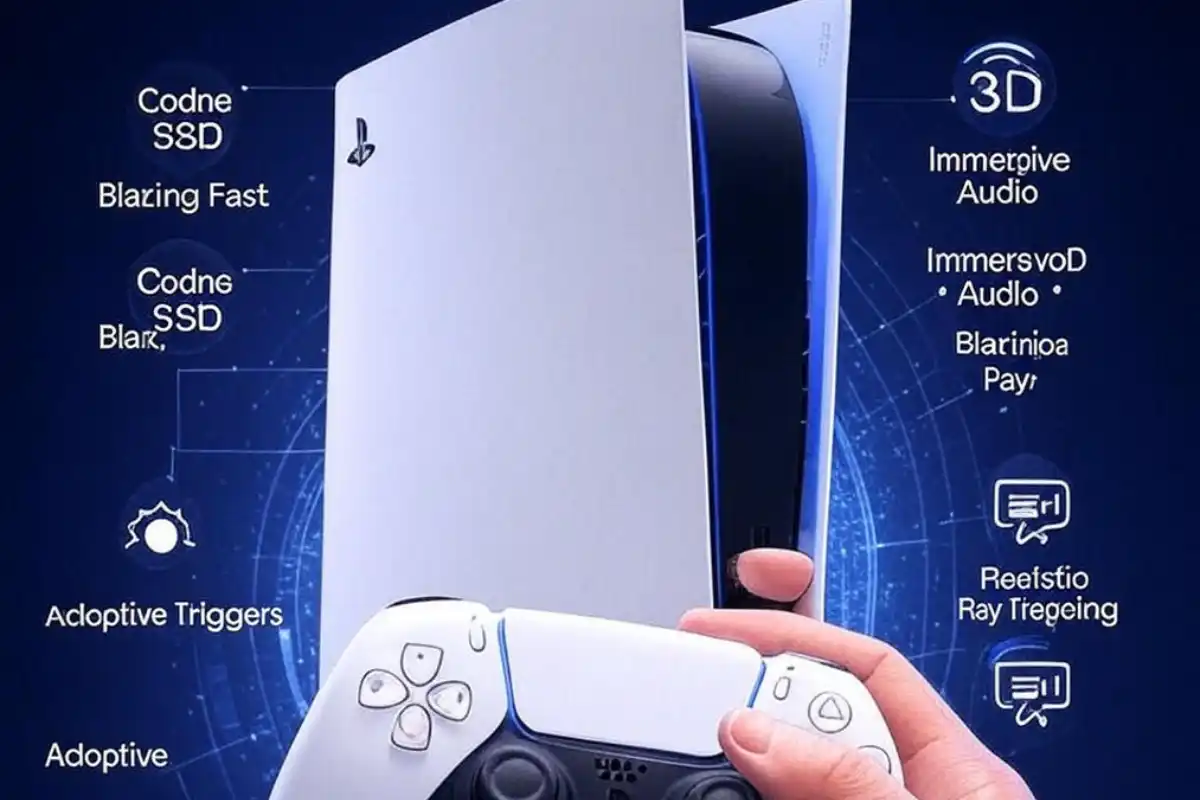 PS5 revolutionary gaming features, console, DualSense, SSD, Ray Tracing, 3D audio