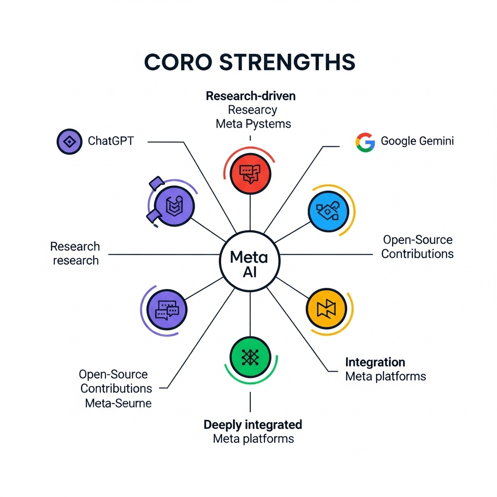 Meta AI vs ChatGPT vs Gemini vs Copilot: Which AI is Better in 2025 7 Strengths Features of Meta AI