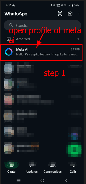 How to Turn off ''Meta Ai'' on Facebook, Instagram, and WhatsApp 8 meta ai profile open