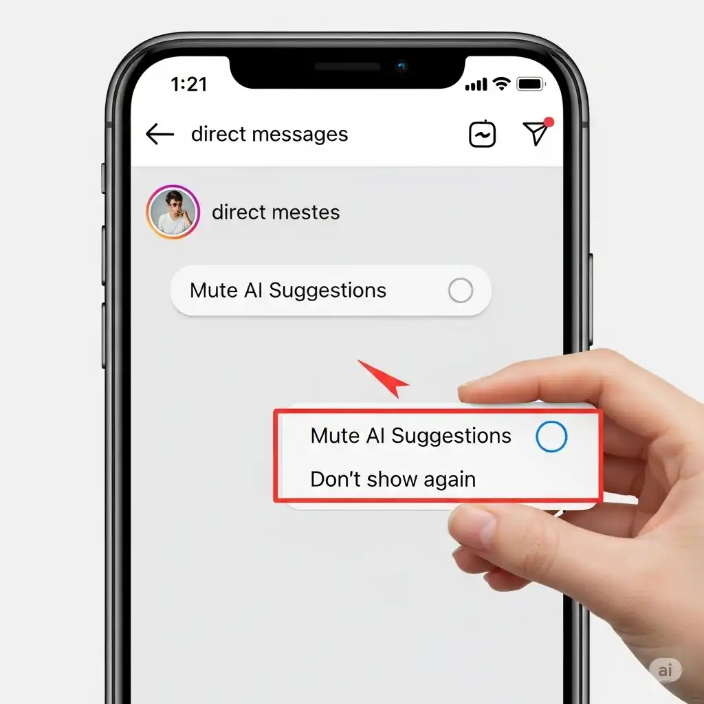 Stop Meta AI Suggestions in Instagram DM – 2025 4 Mute Meta AI Suggestions in Instagram Chat