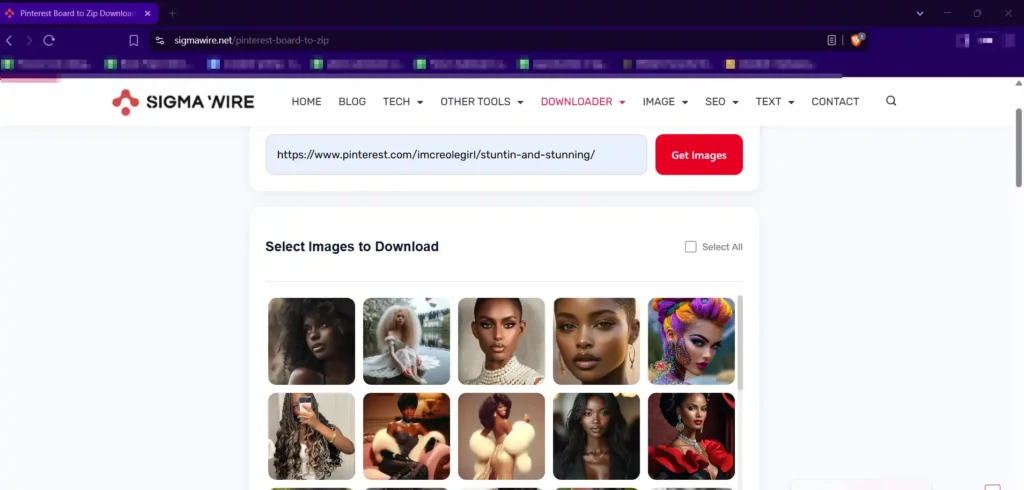 Pinterest Board to ZIP Downloader Tool: Bulk Image Downloads 1 Pinterest Board to ZIP Downloader Tool