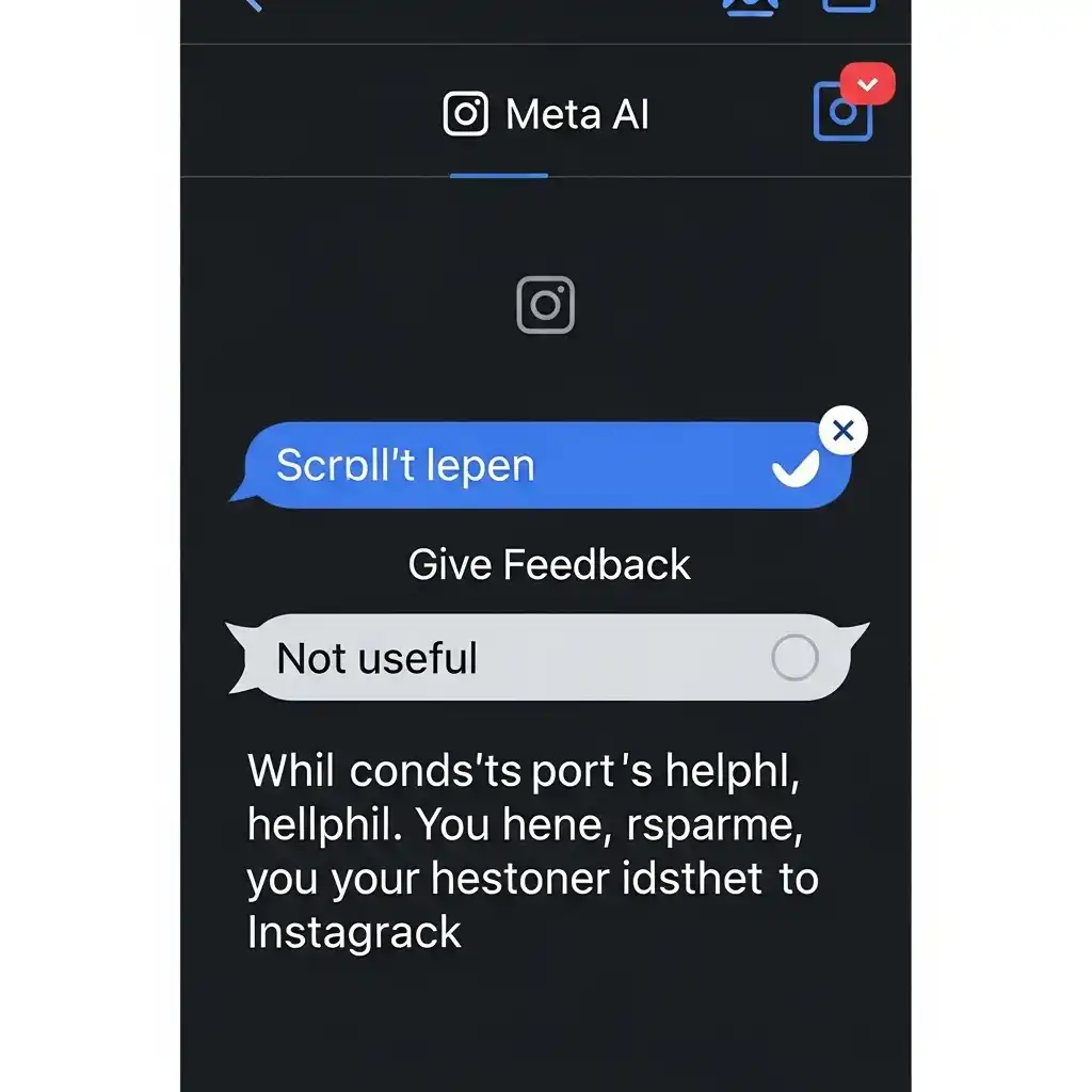 Stop Meta AI Suggestions in Instagram DM – 2025 5 Report or Give Feedback on Meta AI