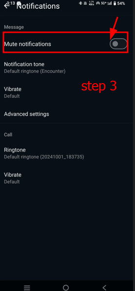 How to Disable Meta Ai in Whatsapp 3 mute notification 1