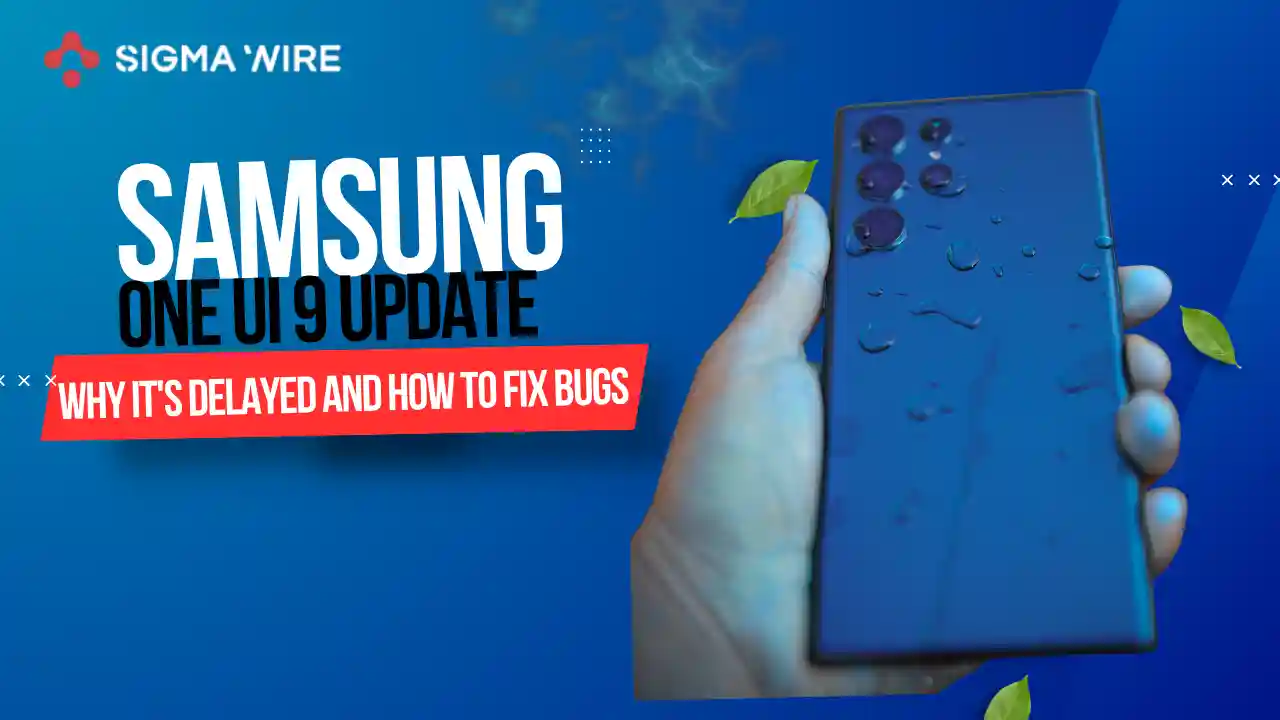 Samsung Galaxy S26 showing the One UI 9 software update screen