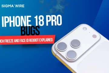 iPhone 18 Pro showing a frozen screen during use