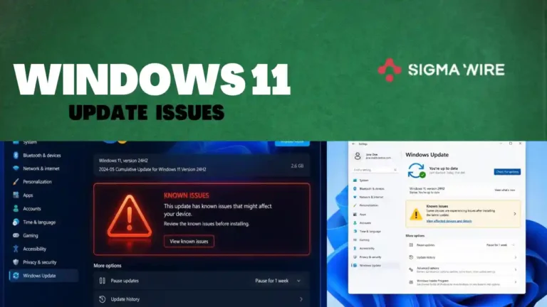 windows 11 update issues