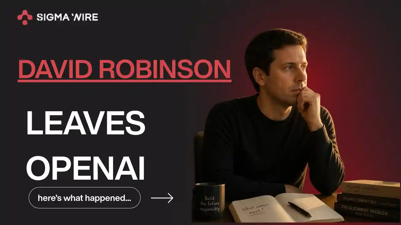 david robinson openai resignation