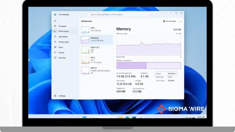 how to check ram on windows 11
