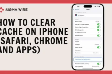 how to clear cache on iphone