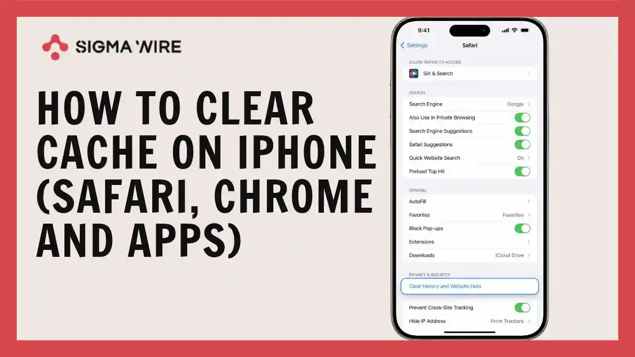how to clear cache on iphone