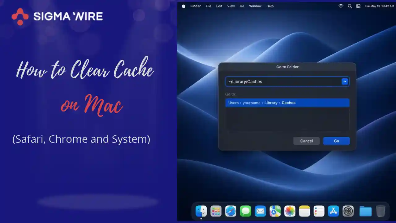 how to clear cache on mac