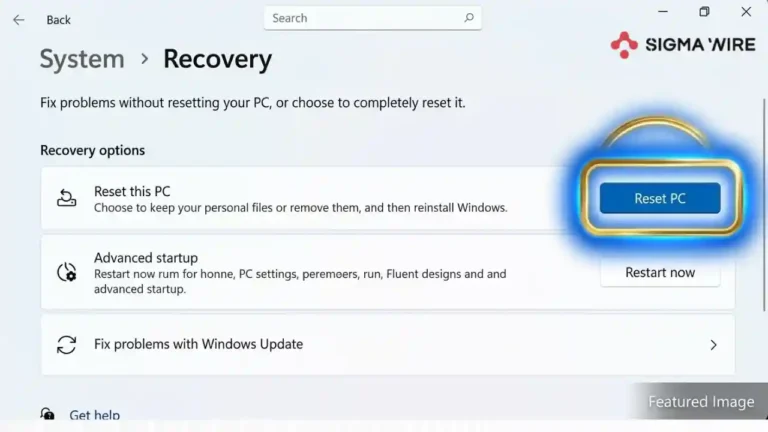 how to factory reset windows 11