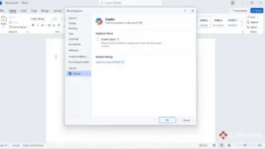 turn off copilot in word